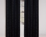 Eclipse Meridian Modern Blackout Thermal Grommet Window Curtain For, Black - £28.91 GBP