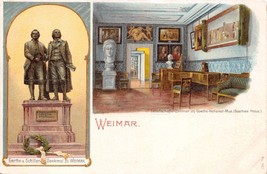 Della Germania Geselischafts Zimmer Goethe Nazionale Museo Cartolina - £6.89 GBP
