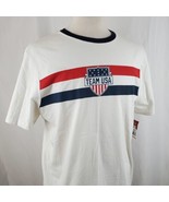 USA Olympic Team Apparel Ringer T-Shirt XL Cotton Stars Stripes Pyeongch... - £12.52 GBP