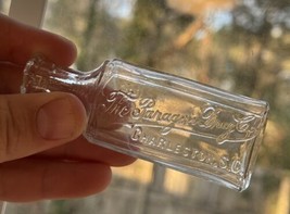 Antique The Paragon Drug Co. Charleston, SC Medicine Bottle Clear Apothe... - $123.74