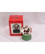 JCPenney Musical Santa Christmas Snow Globe Plays Joy to the World 6 1/2... - $18.61