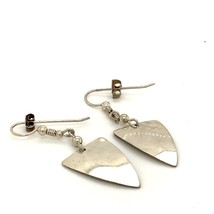 Vintage Sterling Silver Hallmarked MF Arrow Head Triangle Design Dangle ... - £43.39 GBP