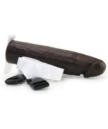 PERFECT FIT PENIS EXTENSION DR LOVE 8 INCH HARNESS PENIS SLEEVE DARK - $47.08 CAD