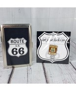 Vintage Historic Route 66 Little Law Man Sheriff Badge Silver Metal NEW ... - £22.46 GBP