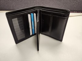 NEW MENS BLACK PU LEATHER Wallet Kizashi  - $10.26