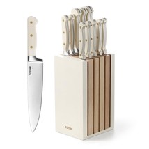 CAROTE 11PCS Knife Set with Block for kitchen Stainless Steel Razor-Shar... - $102.32