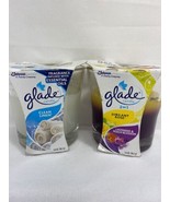 (2) Glade Candle Air Freshener Clean Linen Jubilant Rose Lavender Peach ... - €6,78 EUR
