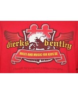 DIERKS BENTLEY 2008 Miles &amp; Music Concert &amp; Bike Ride T-SHIRT Red XL Mot... - $222.22 MXN