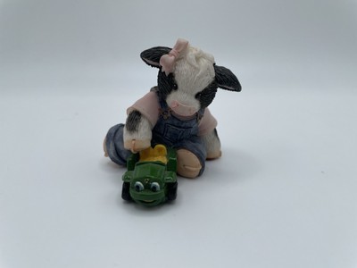 Mary’s Moo Moos John Deere Cow Figurine &quot;A Car Built For Moo!&quot; - $18.50