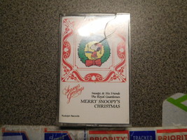 MERRY SNOOPY&#39;S CHRISTMAS SNOOPY &amp; HIS FRIENDS ROYAL GUARDSMEN CASSETTE - $10.00