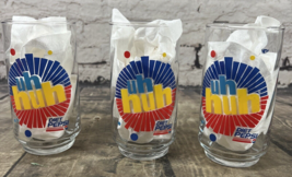 Vintage Diet Pepsi Glass You Got The Right One Baby Uh Huh Ray Charles Lot of 3 - $23.75