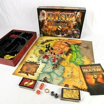 Risk The Lord of the Rings Middle Earth Conquest Game 2002 Complete LOTR Ring - £43.45 GBP