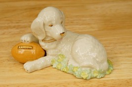 Touchdown Football September Golden Year Puppies Lenox Golden Retriever Figurine - $54.44