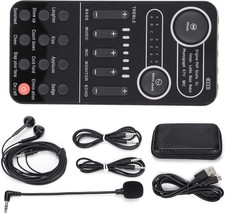 Vocal Processor, Sound Card For Pc, Professional Intelligent Noise Reduc... - £35.39 GBP