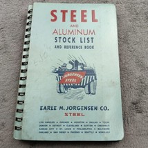 Vintage Steel &amp; Aluminum Stock List &amp; Reference Book Earle M Jorgensen Co 1984 - £36.93 GBP