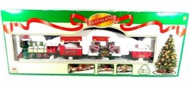 Vintage 1997 Happy Santaland Holidays Christmas Train Set New Bright No.177 Work - £24.03 GBP