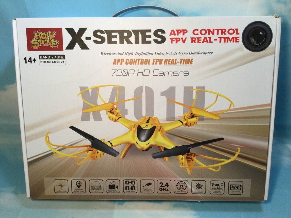 Holy Stone X401H-V2 Quadcopter Drone FPV Camera Altitude Hold Gravity Sensor RTF - $47.95