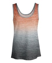 Lily Rust &amp; Gray Ombre Scoop-Neck Tank (Large) - £25.35 GBP