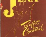 JENA Buffet Cocktail Menu Morelos Mexcio D.F. 1950&#39;s  - $21.76