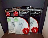 2 Packs Hoover Genuine Type A Vacuum Bags 4010100A 3 Bags Each Pack New (h) - $15.83