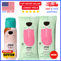 Raw Sugar Dog Shampoo/Conditioner &amp; Wipes Kit - Aloe Oatmeal, Vegan,Cruelty-Free - $13.98