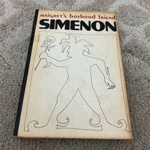 Maigret&#39;s Boyhood Friend Mystery Hardcover Book by Georges Simenon 1970 - £9.74 GBP