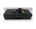 JVC Hr-J692U 4 Head Hi Fi VHS VCR with Remote &amp; A/V Cables - £125.35 GBP
