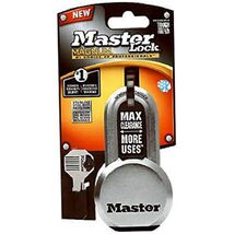 Master Lock Magnum Solid Body Lock Covered 2&quot; 2&quot; Steel Uses M19 Key Blank - $63.33 CAD