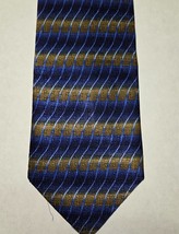 Martin Wong 100% Silk Hand Made Neck Tie Multicolored Abstract 59&quot; x 4&quot; - $10.88