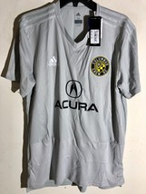 ADIDAS MLS COLUMBUS CREW SC GREY TEAM TRAINING JERSEY S - $14.84