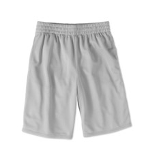 Athletic Works Boys Active Mesh Shorts X-Small 4-5 Soft Silver NEW - £7.16 GBP