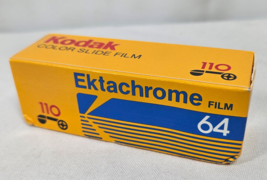 Kodak Ektachrome 64 Color Film ER110-20 160 1244 110 Slide 20 Exposures Exp 1989 - £15.68 GBP