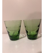 libbey green tumblers 4.75 inch set of two - $258.83 MXN