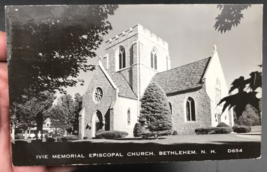 VTG 1957 RPPC Ivie Memorial Eposcopal Church Bethlehem New Hamshire NH Postcard - £9.58 GBP