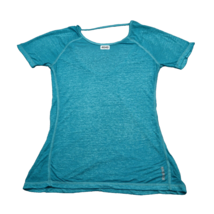 Reebok Shirt Womens Small Blue Green Slim Fit Athletic Tank Top - £14.59 GBP
