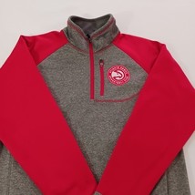 G-III NBA Atlanta Hawks Basketball Men's Red/Gray Pullover Jacket Size Medium image 13