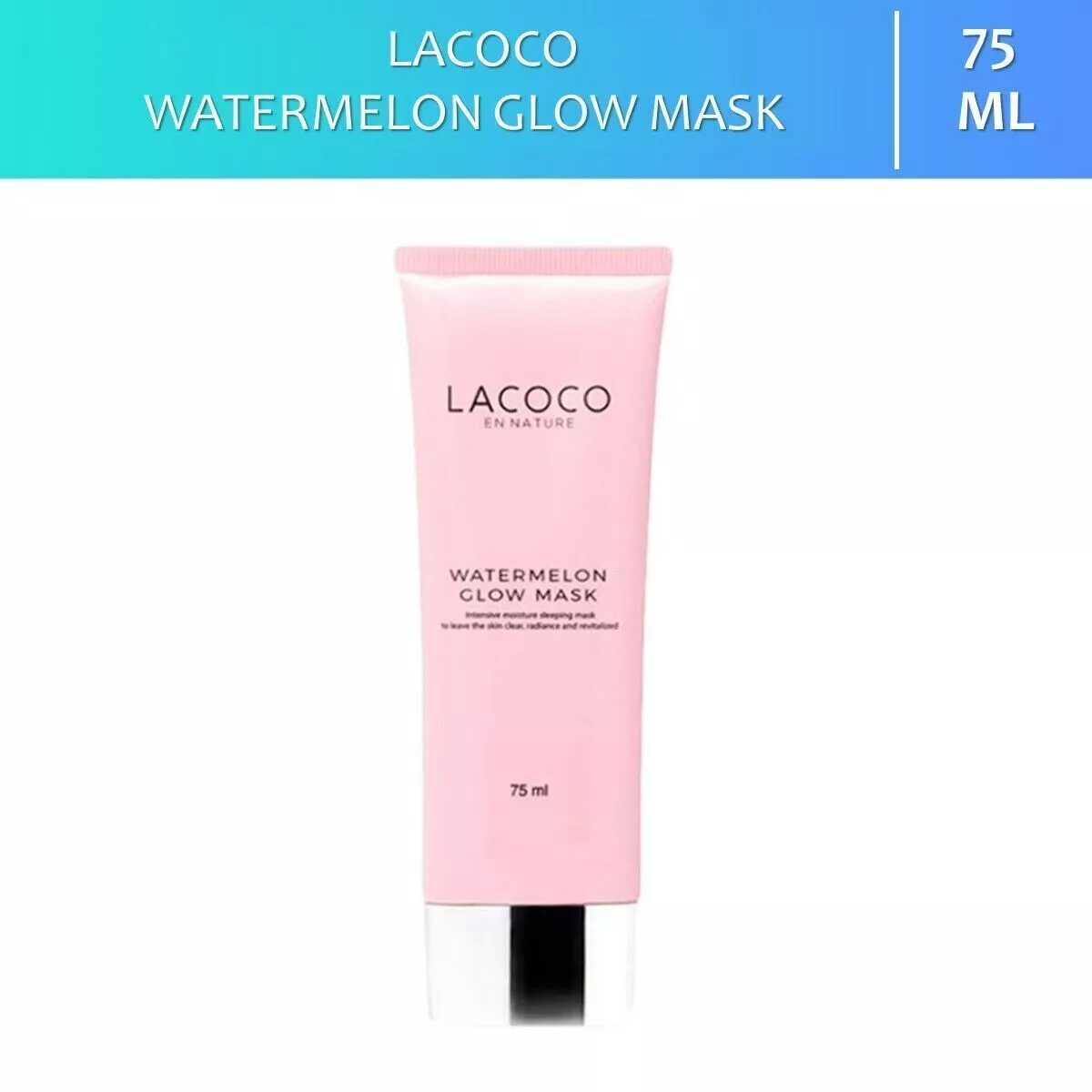 LACOCO Watermelon Glow Sleeping Mask Brightening Moisturizing Face 75ml - $904.37 MXN
