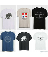 Banana Republic Men&#39;s Short Sleeve Trendy T-Shirts, S M L XL XXL, Choice... - £10.76 GBP+