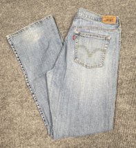 Levis 515 Jeans Womens 14M Bootcut High Rise Denim Pants 36x32 - $25.78