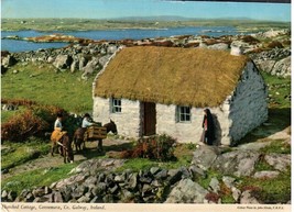 Postmarked 1961 Postcard 6c Eire Se Pinsine Ireland to USA - £5.40 GBP