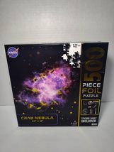 Crab Nebula 500 Piece Foil Jigsaw Puzzle New Sealed Space Astronomy Puzzle - $12.84