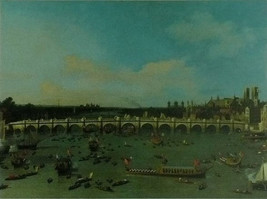 London: Westminster bridge from the North on Lord Mayor&#39;s Day - Canaletto - Fram - £25.97 GBP