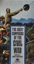 New/Sealed - The Great Campaigns of the Civil War [2-VHS 1999] James Whitmore - £18.17 GBP