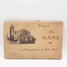 Antique Notre Dame Vues Du Mans Photogravure Photo Souvenir Book - $115.01