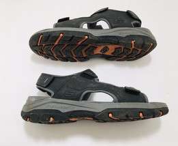 Men Skechers Relaxed Fit Size 10 U.S. 204105 Color Code Blk Luxe Foam Sandal - £22.00 GBP