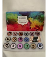 Artdone 16 Jars Chrome Nail Powder Metallic Mirror Effect Holographic Au... - $27.15 CAD