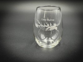 Lake Murray - Lake Life - South Carolina - Laser engraved wine glass - $13.99