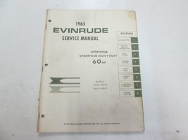 1965 Evinrude Sportfour Lourd Service 60 HP Atelier Manuel Bateau Taches OEM 65 - £39.20 GBP