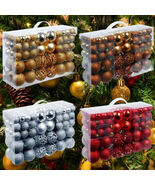 100Pcs Christmas Tree Baubles Ornaments Xmas Balls Party Decorations - $25.99