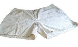  Faded Glory Women&#39;s Ivory Colored Shorts  Size 26W  - £9.51 GBP